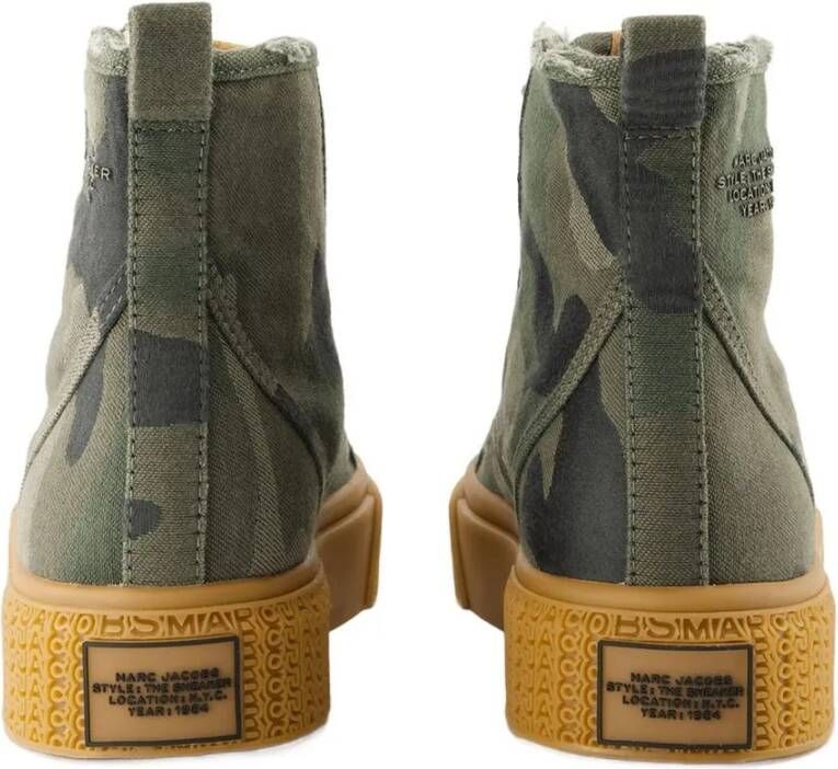Marc Jacobs Low-Top Sneakers The High Top Sneakers Cotton Printed in groen
