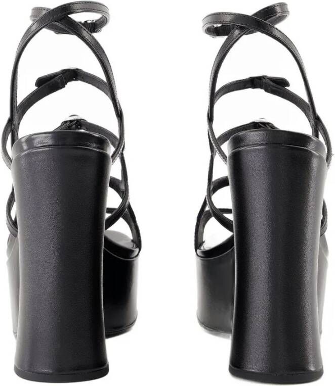Marc Jacobs Sandalen The Kiki Pumps Leather Black in zwart