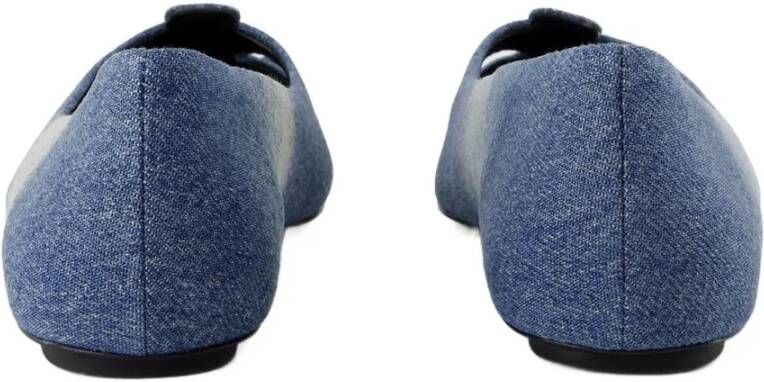 Marc Jacobs The Kat Ballerinas Cotton Blue in blauw