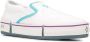 Marcelo Burlon Witte Turquoise Cross Vulcanized Slip-On Sneakers Wit Dames - Thumbnail 2