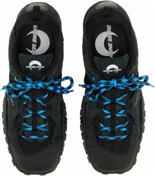 Marine Serre Low-Top Sneakers "Ms Rise Ii" Sneaker in zwart