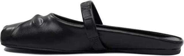 Marni "Little Bow" Ballet Flats Sabot in zwart