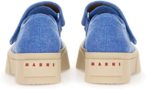 Marni Low-Top Sneakers Mary Jane Sneakers in blauw