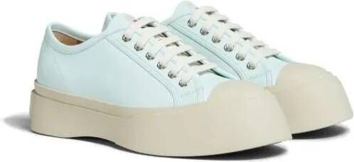Marni Low-Top Sneakers Pablo Leather Platform Sneakers in wit