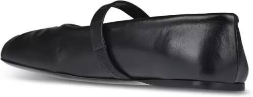 Marni Zwarte Leren Mary Jane Sneakers Black Dames - Foto 8