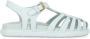 Marni Sandalen Light Blue Leather Gladiator Sandals in blauw - Thumbnail 2