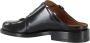 Marni Slippers & Mules Black Leather Sabot in zwart - Thumbnail 2