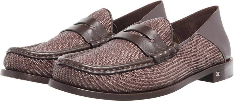 Max Mara Loafers Strawloafer in bruin