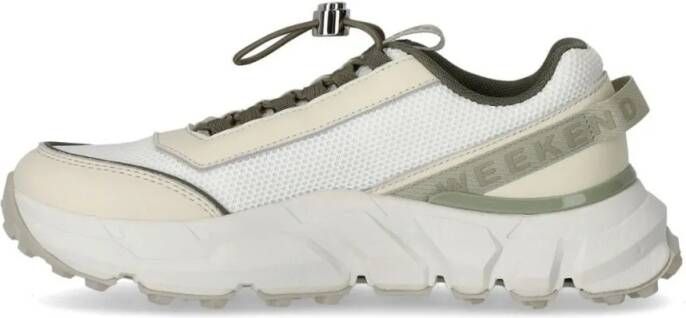 Max Mara Low-Top Sneakers Albatro Khaki Sneaker in groen