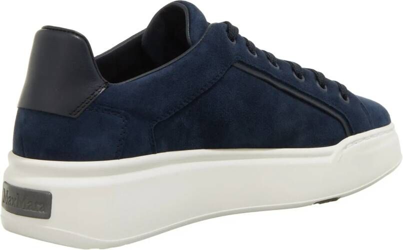 Max Mara Low-Top Sneakers Supersuede in blauw