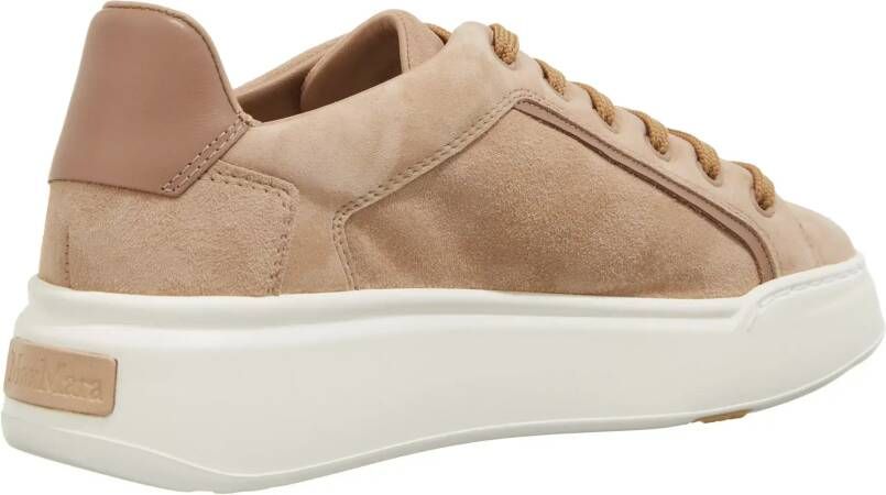 Max Mara Low-Top Sneakers Supersuede in bruin
