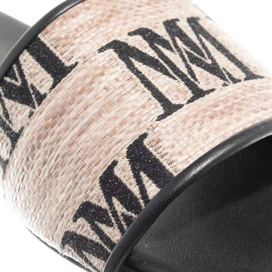 Max Mara Slippers & Mules Logo Slide in beige
