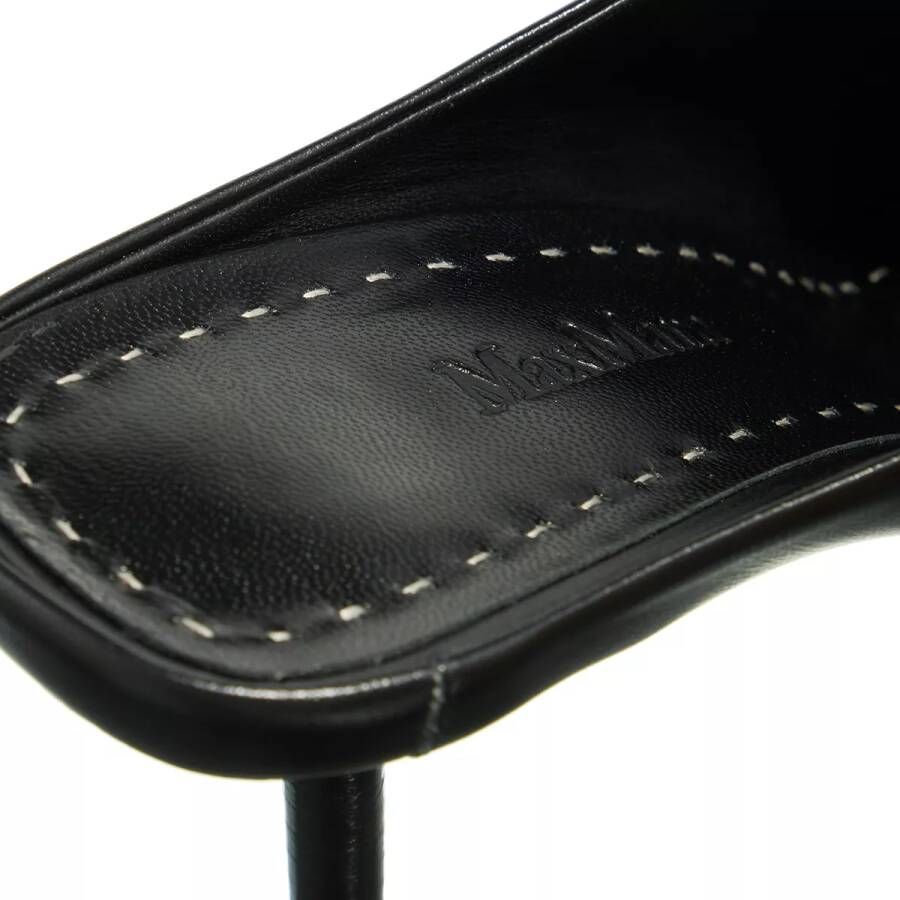 Max Mara Slippers & Mules Mule Open Toe in zwart