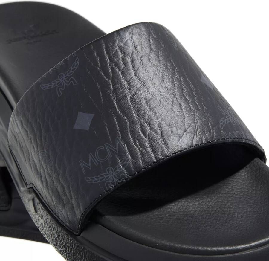 MCM Slippers & Mules U Col Vi New Slide Bk in zwart