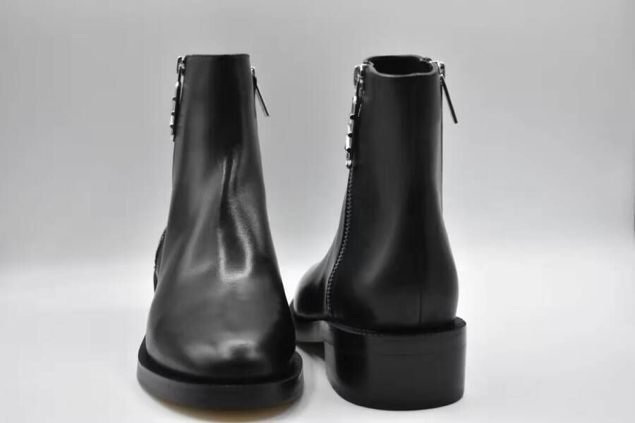 Michael Kors Boots Black Laced Boots With Iconic Branding in zwart