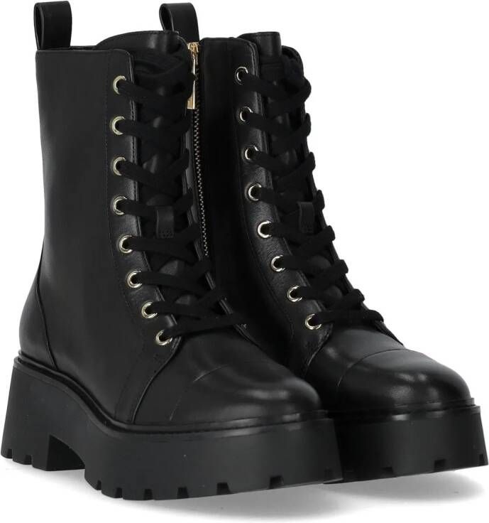 Michael Kors Zwarte Gevechtslaars met Gouden Accenten Black Dames - Foto 3