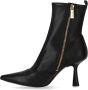 Michael Kors Zwarte enkellaars met hak en ritssluiting Zwart Dames - Thumbnail 2