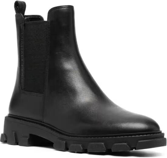 Michael Kors Boots Ridley Leather Ankle Boot in zwart - Foto 3