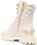 Michael Kors Rowan Lace Up Bootie Enkellaarzen Beige Dames - Thumbnail 2