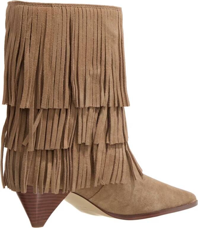 Michael Kors Enkellaarzen Jayla Heeled Bootie in bruin