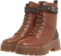 Michael Kors Enkellaarzen Mandy Lace Up Bootie in bruin - Thumbnail 1