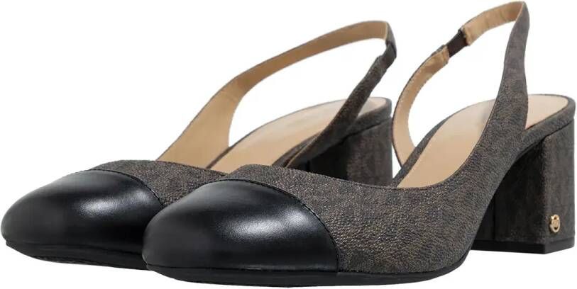 Michael Kors Hoge hakken Perla Flex Sling Pump in bruin