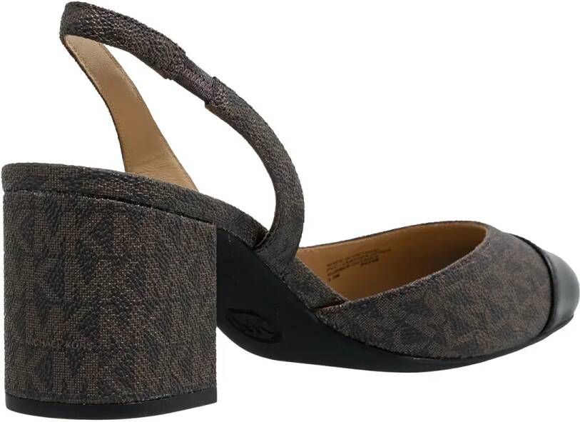 Michael Kors Hoge hakken Perla Flex Sling Pump in bruin
