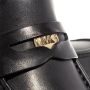 Michael Kors Zwarte leren sandalen met goudkleurige details Black Dames - Thumbnail 2