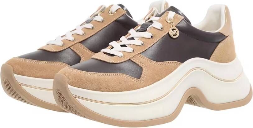 Michael Kors Low-Top Sneakers Arla Trainer in bruin