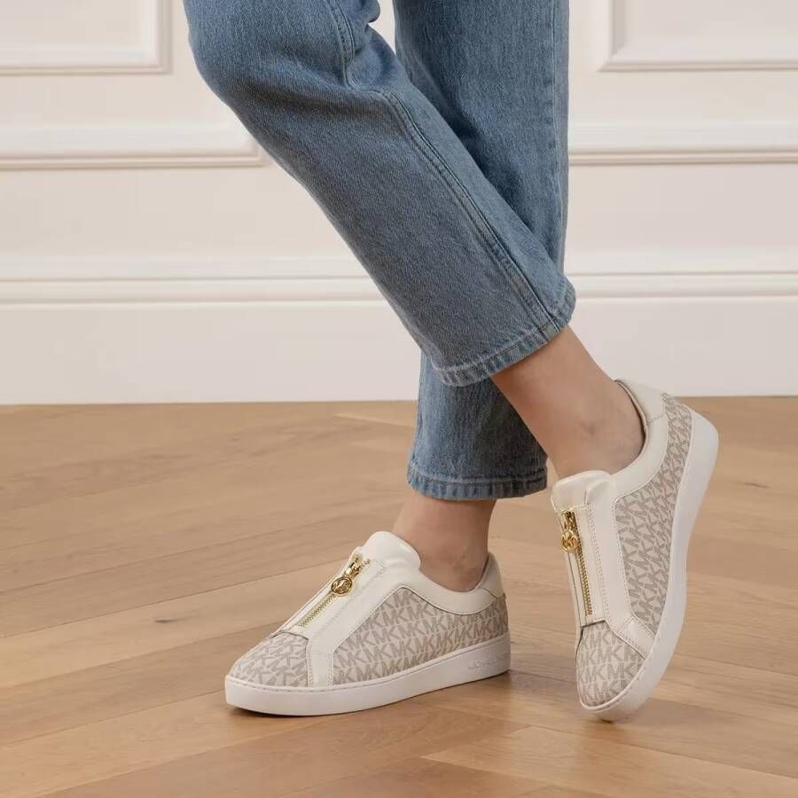 Michael Kors Low-Top Sneakers Keaton Zip Slip On in crème - Foto 2