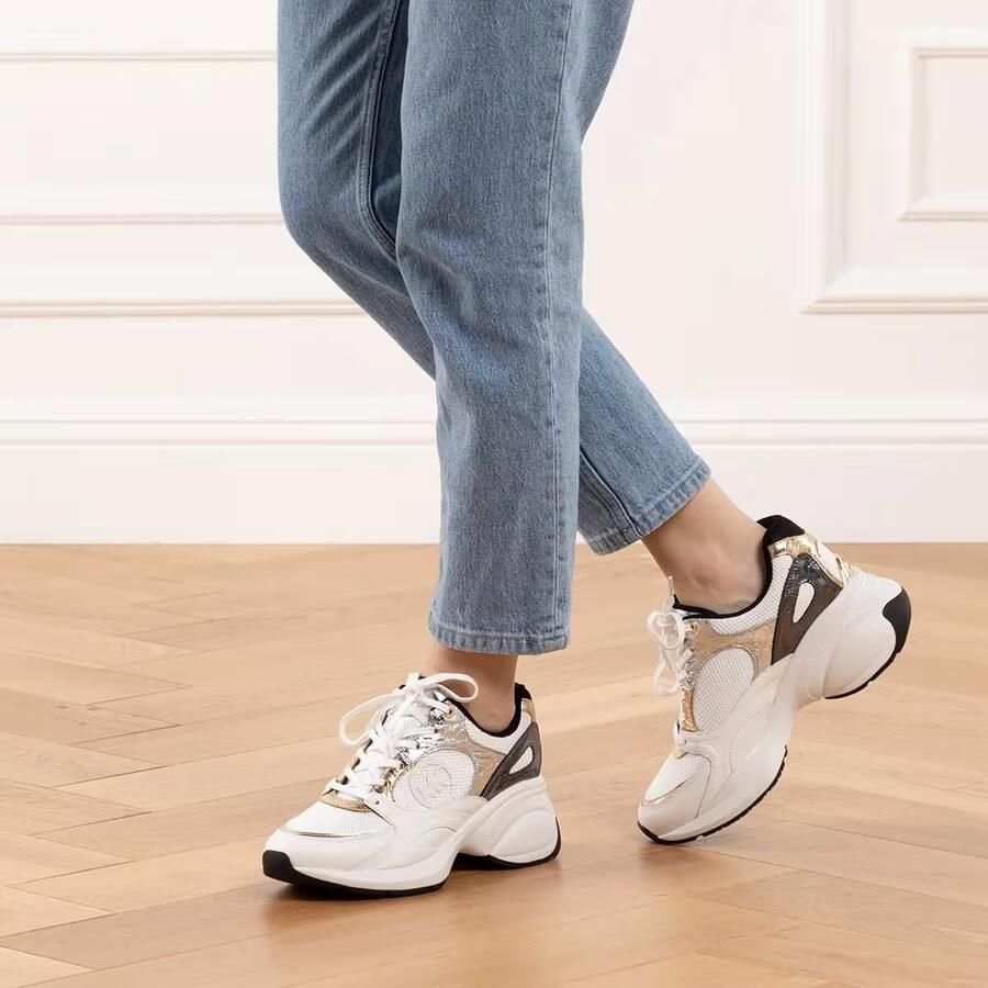 Michael Kors Low-Top Sneakers Zuma Trainer in goud