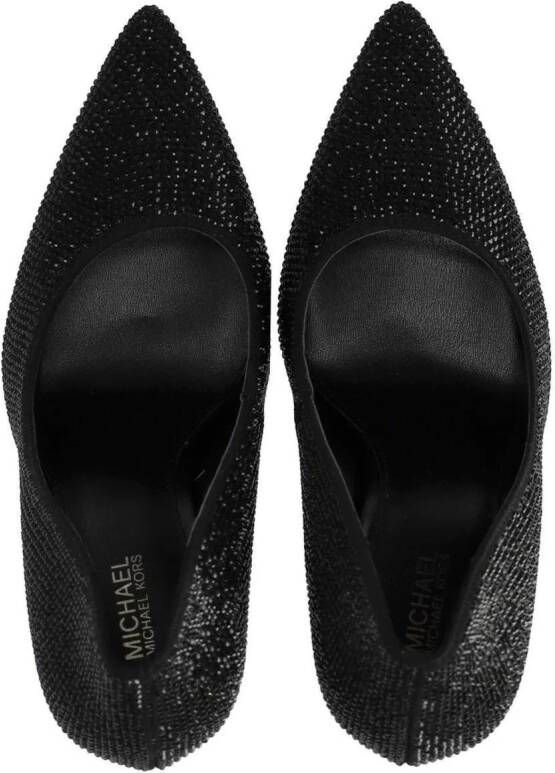 Michael Kors Hoge hakken KEKE STRASS SCHWARZE PUMPS in zwart
