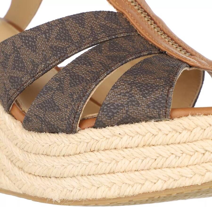 Michael Kors Sandalen Berkley Wedge in bruin