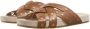 Michael Kors Sandalen Irene Flat Sandal in bruin - Thumbnail 1