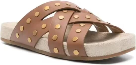 Michael Kors Sandalen Irene Flat Sandal in bruin