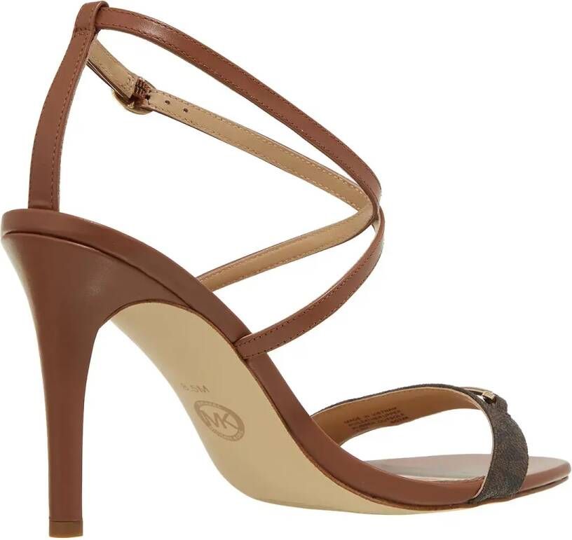 Michael Kors Sandalen met hak Lena Heeled Sandal in bruin