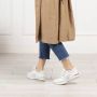 Michael Kors Witte Casual Gesloten Platte Sneakers White Dames - Thumbnail 2