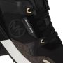 Michael Kors Theo Classic Logo Print Low top Sneakers Zwart Dames - Thumbnail 7