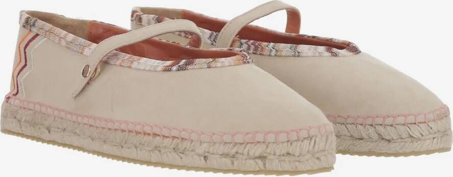 Missoni Viscose-Blend Espadrilles With Zigzag Pattern in beige