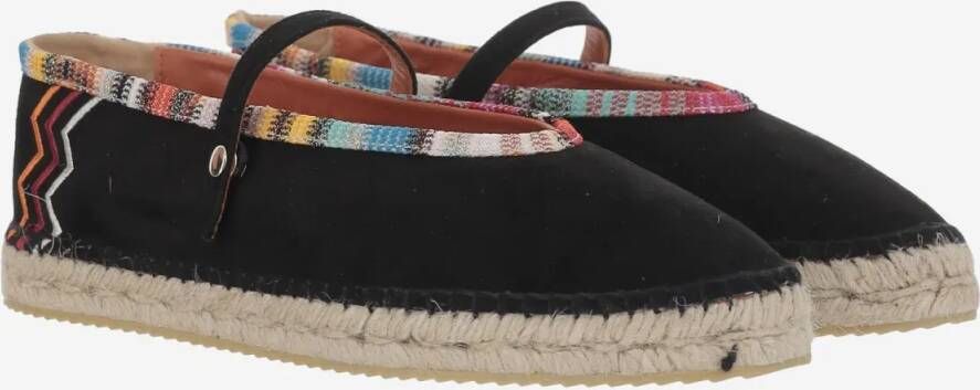 Missoni Viscose-Blend Espadrilles With Zigzag Pattern in zwart