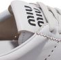 Miu Geperforeerde Plume Sneakers met Rubberen Zool - Thumbnail 2