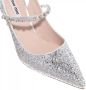 Miu Pumps & high heels Leather High Heels Glitter in zilver - Thumbnail 2
