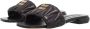 Miu Sandalen Matelasse Slides in zwart - Thumbnail 1