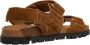 Miu Sandalen Sandali Camoscio Matelasse in bruin - Thumbnail 1