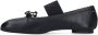 MM6 Maison Margiela "Anatomic" Ballerinas – Black in zwart - Thumbnail 1