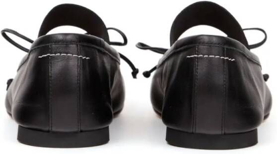 MM6 Maison Margiela Anatomic Ballet Flats in zwart