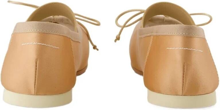 MM6 Maison Margiela Ballerinas Synthetic Beige in beige