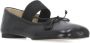 MM6 Maison Margiela Zwarte Leren Ballerina Ronde Neus Instapper Black Dames - Thumbnail 2