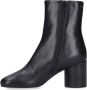 MM6 Maison Margiela Boots Anatomical Black Nappa Leather Ankle Boots in zwart - Thumbnail 2