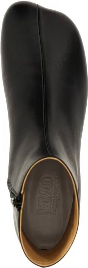 MM6 Maison Margiela Boots Ankle Boots With Shaped Toe in zwart